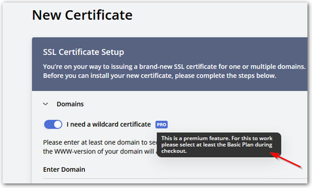 Wildcard SSL. Certbot certificates